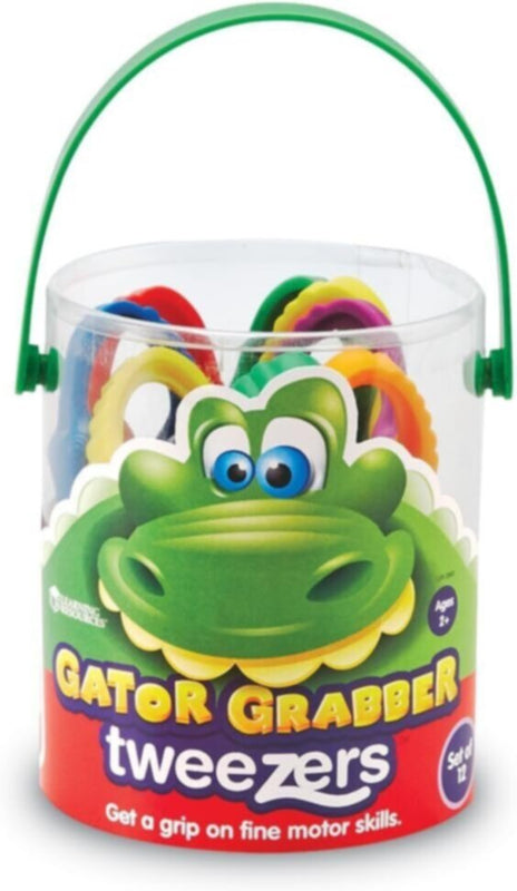 LEARNING RESOURCES UK| Gator Grabber Tweezers (Set Of 12) (2+ Years) | LER2963