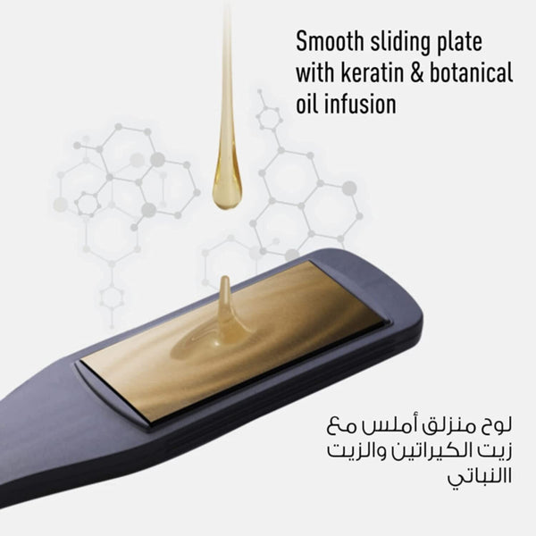 PANASONIC | Ceramic Hair Straightener with Wide Plate and Fast Hair Straightening | EH HS 42
