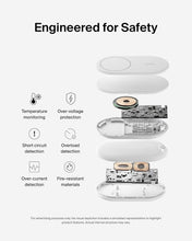 BELKIN | Fast Charge 2 In 1 Magnetic Foldable Qi2 Charger 15W White  | TE0221624