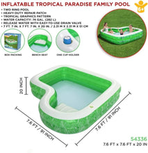 BESTWAY | Tropical Paradise Family Pool 7'7