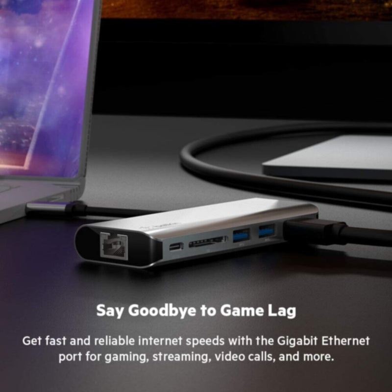 BELKIN | Usb C Multiport Adapter 6In1.Mac And Windows Compatible | AVC008btSGY