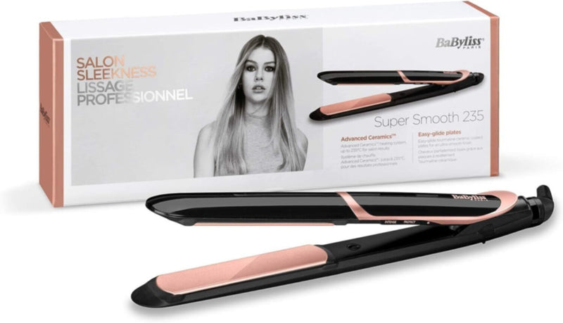 BABYLISS | Super Smooth 235 Hair Straightener Bronze | ST391SDE