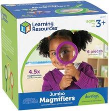 LEARNING RESOURCES UK| Primary Science Jumbo Magnifiers (Set Of 6) (3+ Years) | LER2774