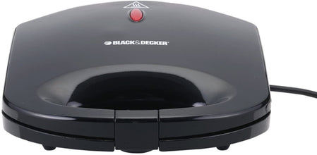 BLACK + DECKER | 2 Slice Non-Stick Sandwich Maker Black 600W |  TS1000-B5