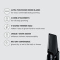 PANASONIC | 3-in-1 Electric Body Groomer Wet/Dry | ER GK 60