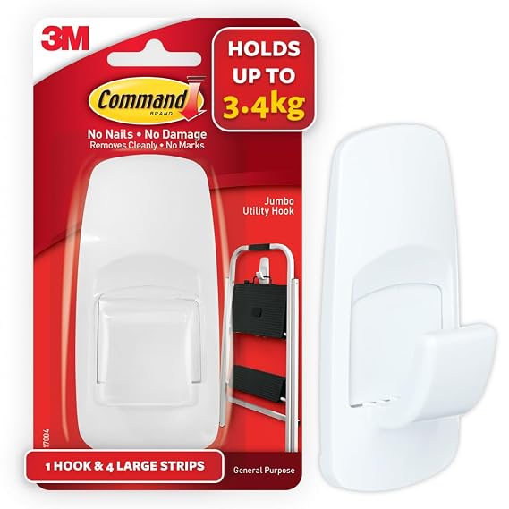 3M | Command Jumbo Utility Hook 17004ES 3M | 3MC103HHL00024