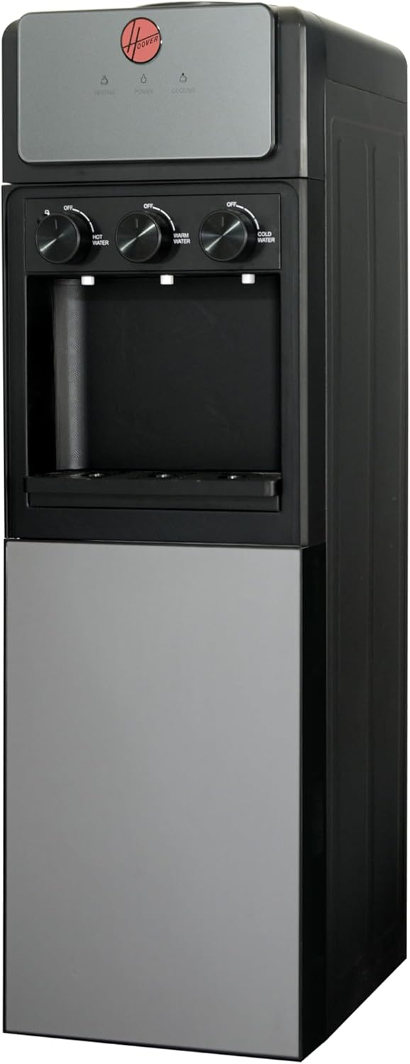 HOOVER | Top Loading Water Dispenser with Cabinet 3 Tap | HWD-SC-02S