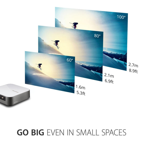 VIEWSONIC | Instant Smart 1080p Portable LED Projector with Harman Kardon Speakers | M2e