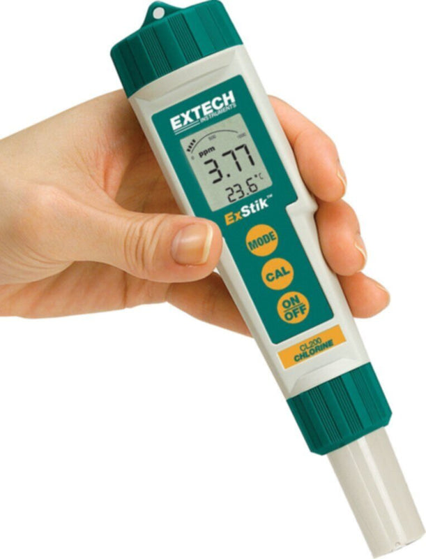 EXTECH| ExStik Waterproof Chlorine Meter | CL200