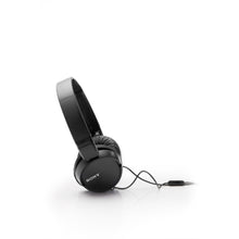 SONY | Wired On-Ear Headphones with tangle free cable, 3.5mm Jack, Headset with Mic | MDR-ZX110AP-BLACK