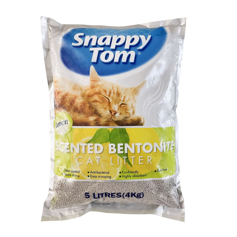 SNAPPY TOM | Lemon Scented Bentonite Cat Litter 4kg | SNP101CON00011