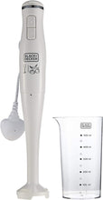 BLACK + DECKER | 2 Speed Stick Hand Blender with Calibrated Beaker White 300W | SB2500-B5