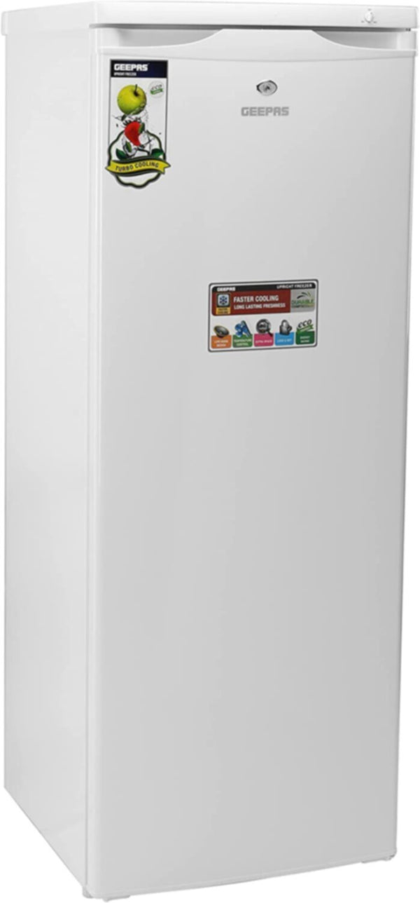 GEEPAS | Upright Freezer 200Ltr 100W 5 Drawers | GRFU2006