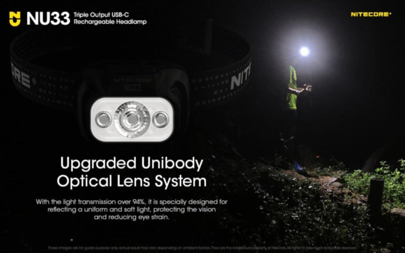 NITECORE | 700 LumensTriple Output USB-C Rechargeable Headlamp | NU33