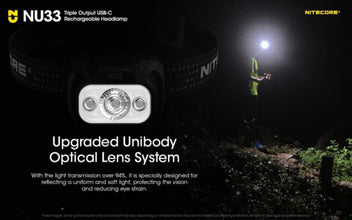 NITECORE | 700 LumensTriple Output USB-C Rechargeable Headlamp | NU33