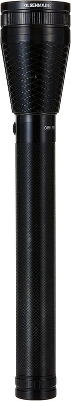 OLSENMARK | Rechargeable Waterproof CREE LED Handheld Flashlight Torch Black 2kg | OMFL2697
