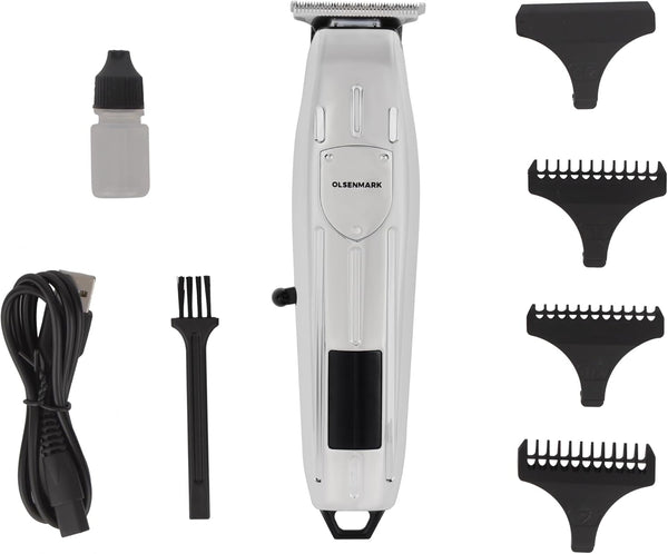 OLSENMARK | Rechargeable Trimmer Hair And Beard Trimmer With High Speed | OMTR4100