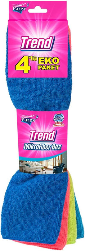 PAREX | Trend Microfiber Comfort Cleaning Cloth 4Pcs Set | PRX103HHL00021