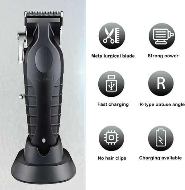 KEMEI | Professional Cordless Hair Clipper for Men | KM-2296