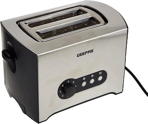 GEEPAS | 2-Slice Bread Toaster 900W Power | GBT6152
