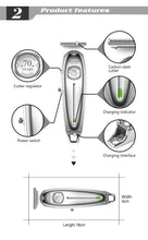 KEMEI | Professional Rechargeable And Cordless Hair Clipper | KM-1949