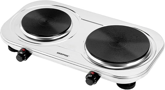GEEPAS | Stainless Steel Double Hot Plate | GHP32024