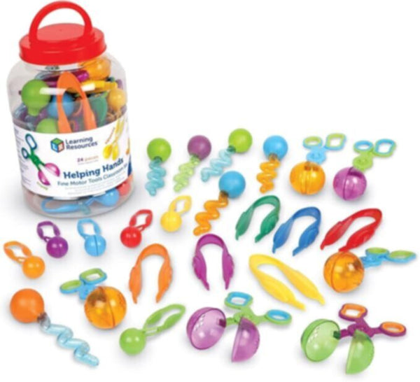 LEARNING RESOURCES UK| Helping Hands Fine Motor Tools Classroom Set (3+ Years) | LER5551