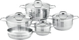 ROYALFORD | Royalford Rf12925 Rockmaz 9Pcs Stainless Steel Cookware Set | RF12925