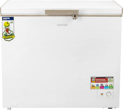 GEEPAS | Chest Freezer 300Ltr 140W White | GCF3006WAH