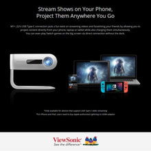 VIEWSONIC | Smart LED Portable Projector with Harman Kardon Speakers | M1+_G2