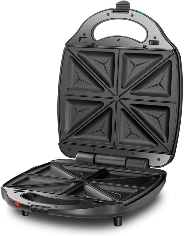 BLACK+DECKER | 2 In 1 4 Slice Sandwich Maker And Grill 1400W | TS4120-B5