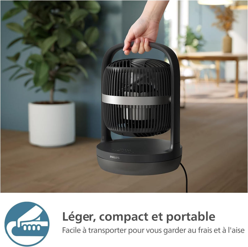 PHILIPS | 3000 Series Oscillating Table Fan Black | CX3050/01