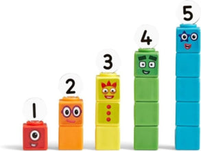 LEARNING RESOURCES UK| Mathlink Cubes Numberblocks Express Train Activity Set | HM96094-UK