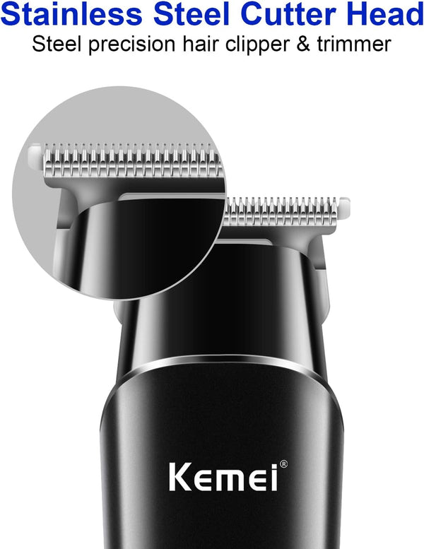 KEMEI | Black Hair Clippers for Men With Adjustable Blade | KM-1113