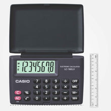 CASIO | Portable Type Practical Calculator (Battery Operated) 8 Digits | LC-160LV-BK-W-DP