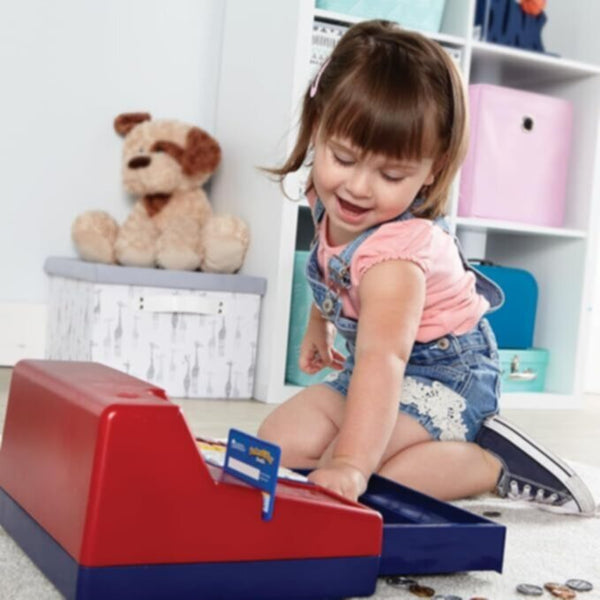 LEARNING RESOURCES UK| Pretend & Play Calculator Cash Register (Uk Currency) | LSP2629-UK