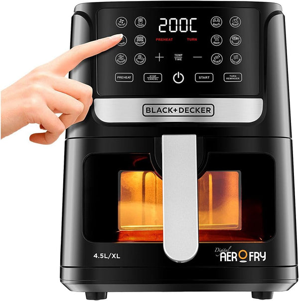 BLACK+DECKER | Digital Airfryer 4.5L | AF4500-B5