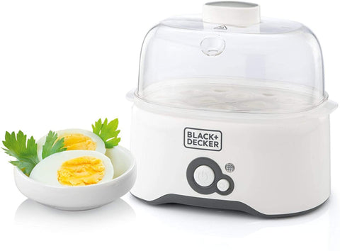 BLACK + DECKER | 6 Piece Egg Cooker White | EG200-B5