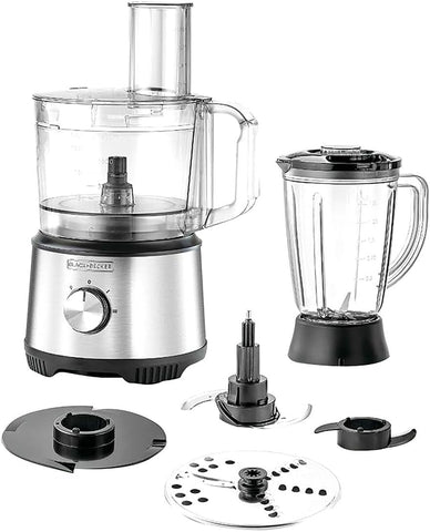 BLACK+DECKER | Stainless Steel Food Processor 800W | FX825-B5