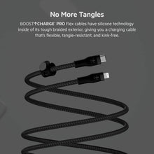 BELKIN | BOOSTâ†‘CHARGE Pro Flex 15W Usb-C Braided Silicone with Lightning 3M Black for Iphone & Ipad | CAA011BT3MBK