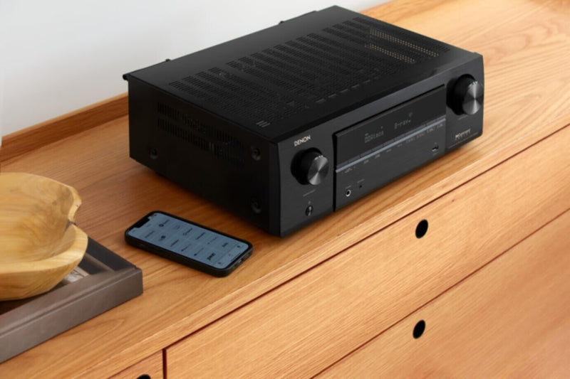 DENON | 7.2 Ch. 175W 8K AV Receiver with HEOS Built-in | AVR-X1800H