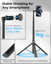 SMALLRIG | One-Touch Deploy Selfie Stick Tripod Black | ST30
