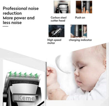 KEMEI | Electric Hair Clipper Silver | KM-2850