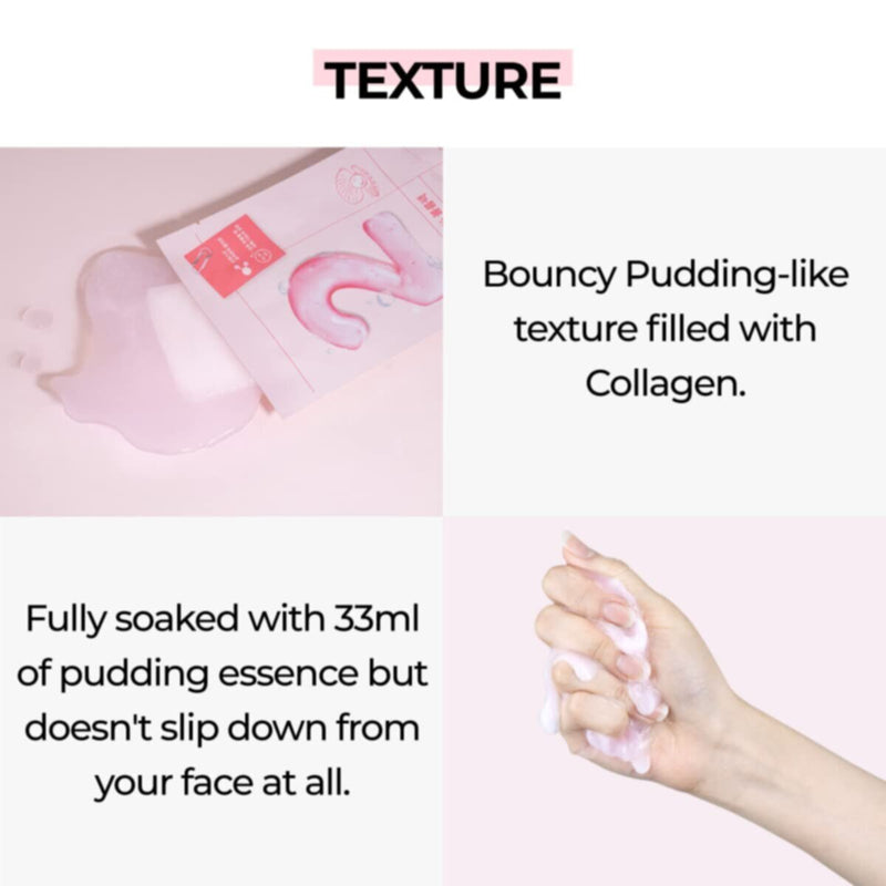 Numbuzin | No.2 Water Collagen 65% Voluming Sheet Mask (4Ea - Pack Of 4)