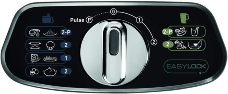 MOULINEX | Double Force Food Processor 1000W Black Plastic 3Ltr | FP821827