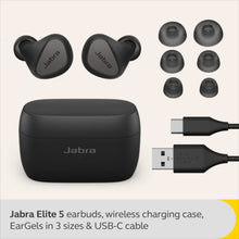 JABRA | Elite 5 True Wireless In-Ear Headphones with Active Noise Cancellation Black | 100-99181000-60