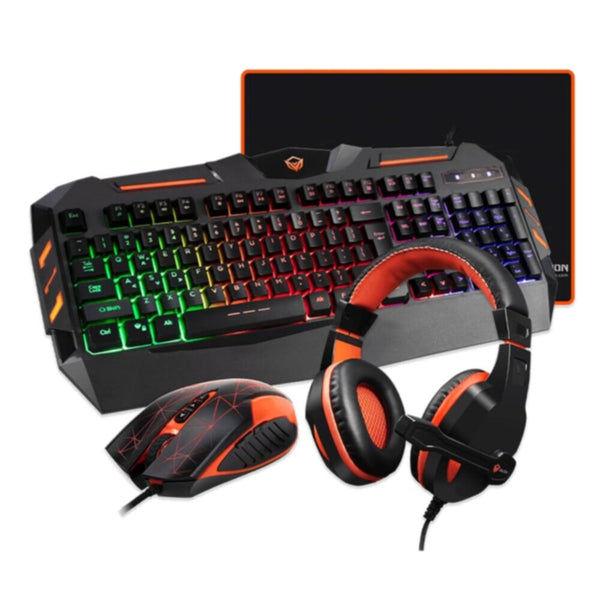 MEETION | Backlit Gaming Combo Kits 4 in 1 C500 (Keyboard/Mouse/Headphone/Mouse Pad) | MT-C500