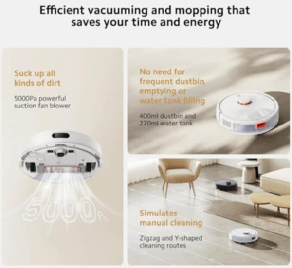 XIAOMI | Robot Vacuum S20 (White) UK | BHR8645GB