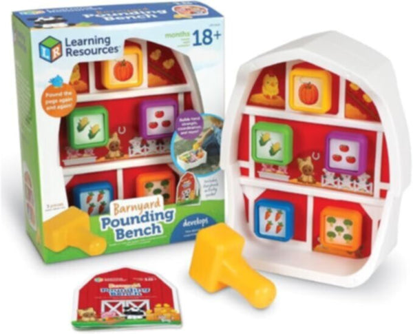 LEARNING RESOURCES UK| Barnyard Pounding Bench | LER3064