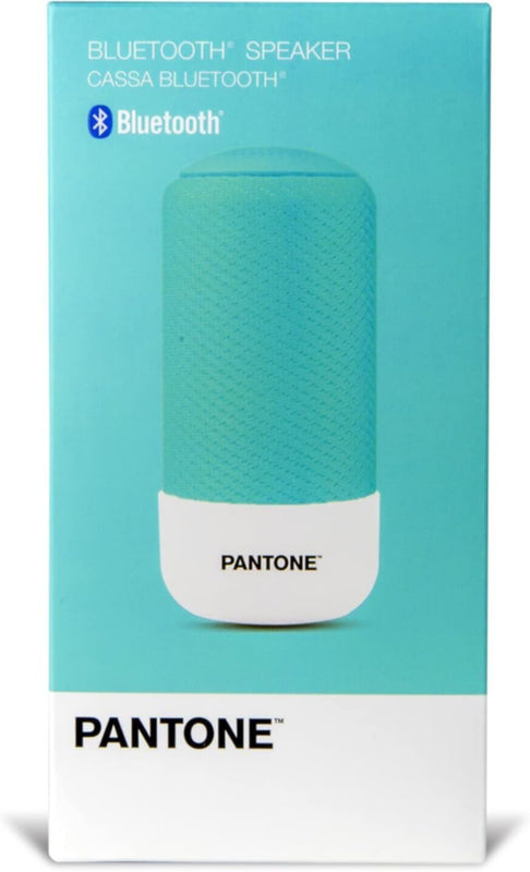 PANTONE | Cassa Bluetooth Speaker 8 Hour Battery 3.5mm Jack 5W Cyan | PT-BS001L